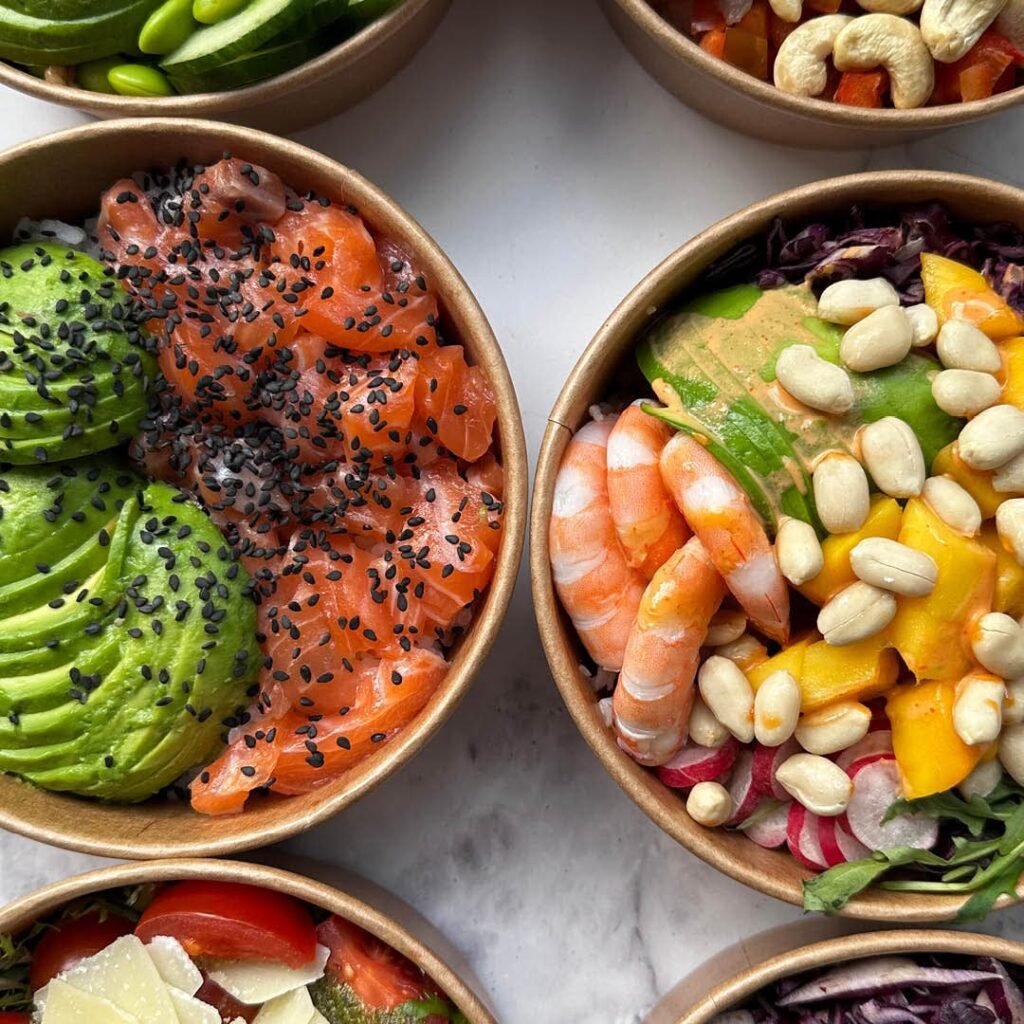 Break in bowl poke bowl