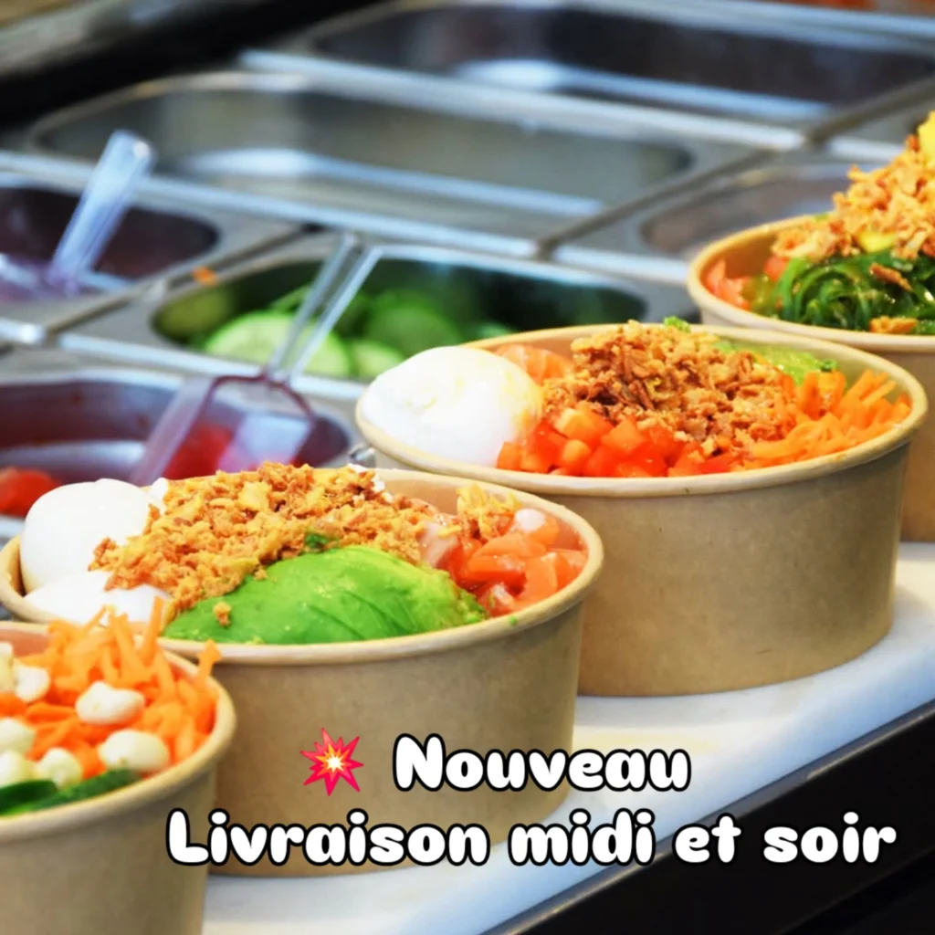 Break in bowl poke bowl