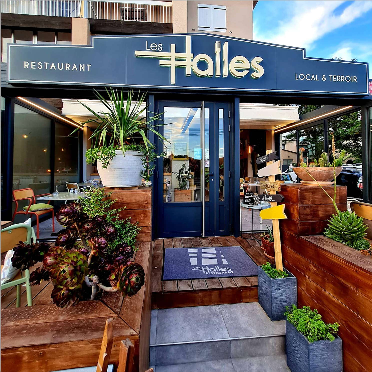 terrasse les halles