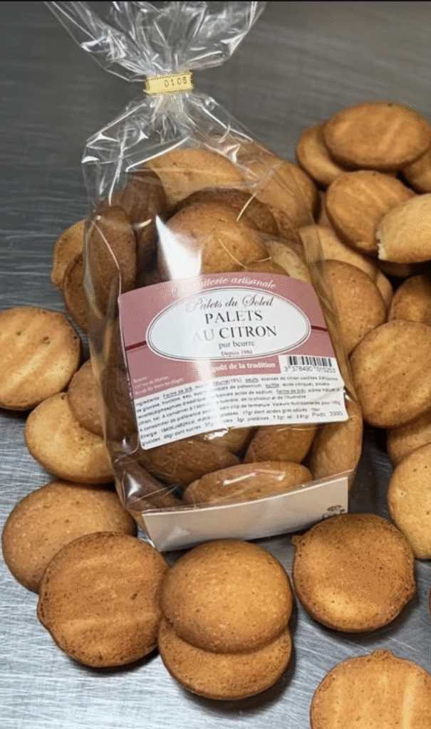 Les palets du soleil biscuits