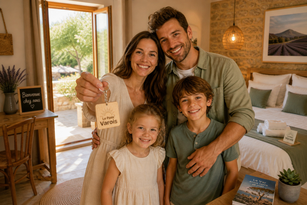 Famille avec son Pass Varois