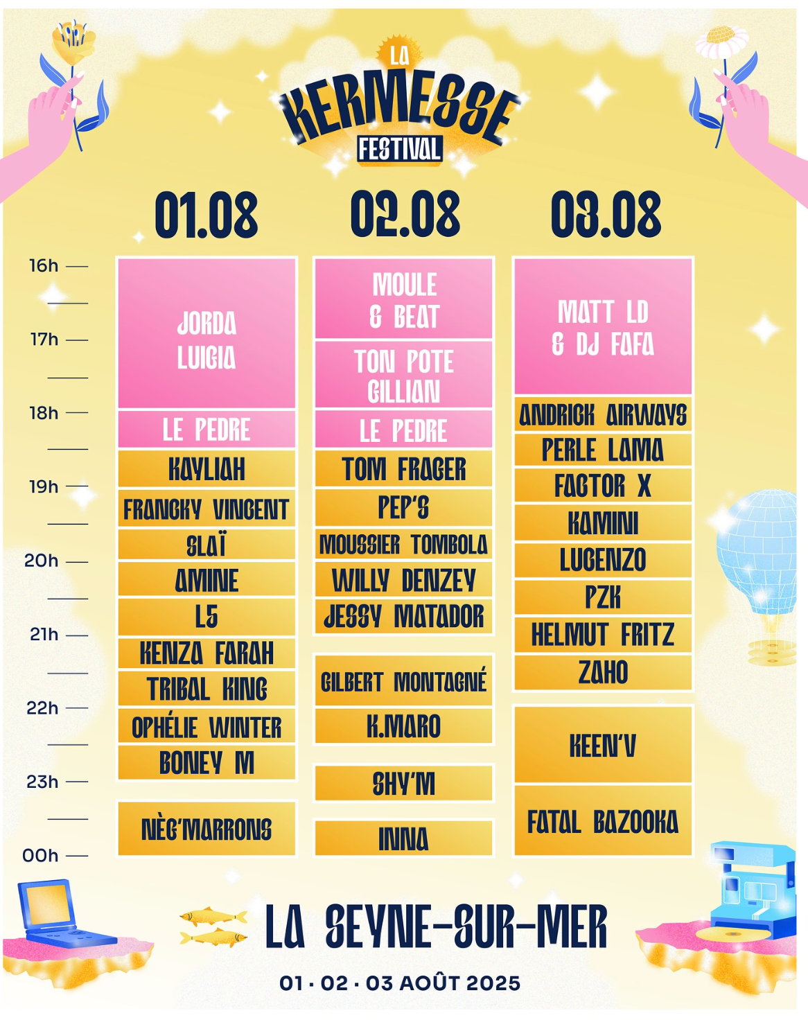 La kermesse programme festival de musique