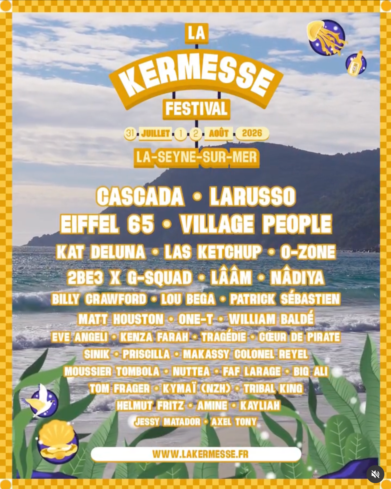 La kermesse affiche festival de musique