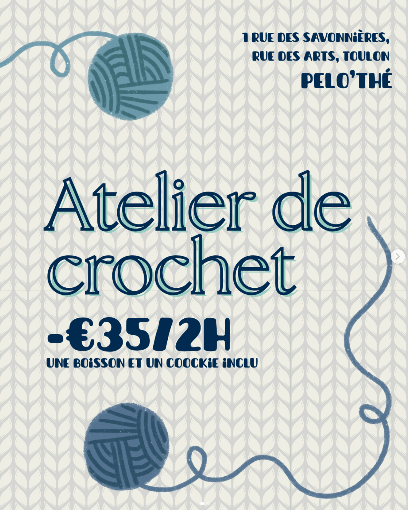 Atelier crochet toulon